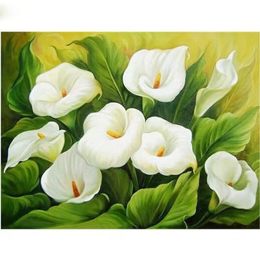 60X80CM - Calla Lily DIY 5D Full Diamond Painting NO Frame