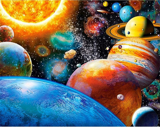 30X40CM - Universe DIY 5D Full Diamond Painting NO Frame