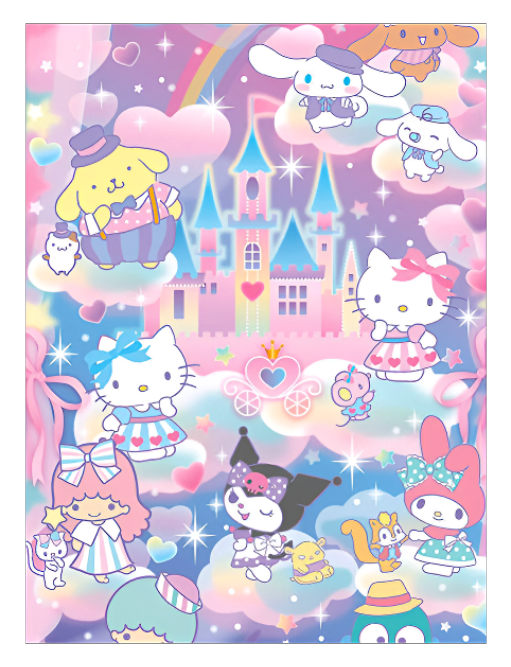 50X70CM - Sanrio DIY 5D Full Diamond Painting NO Frame