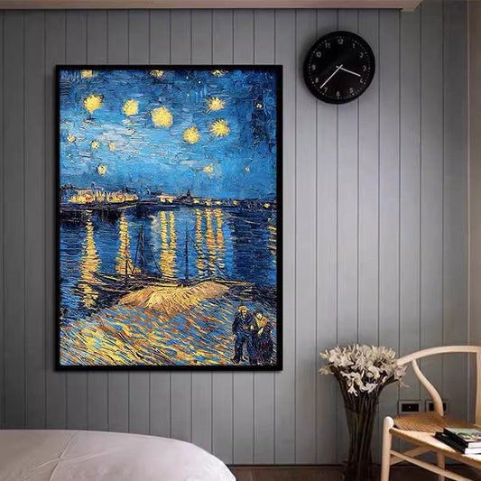 50X70CM - Starry Night DIY 5D Full Diamond Painting NO Frame