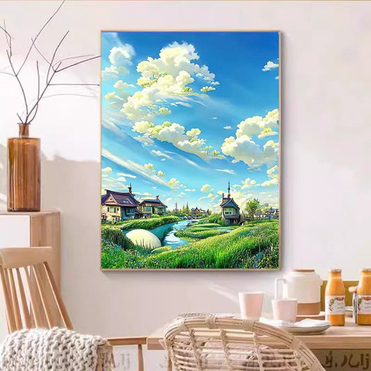 50X70CM - Scenery DIY 5D Full Diamond Painting NO Frame