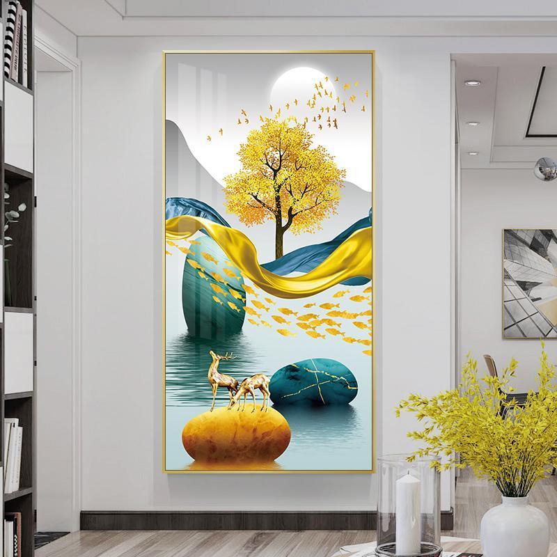 50x90CM-Lucky deer- DIY 5D full Diamond Painting