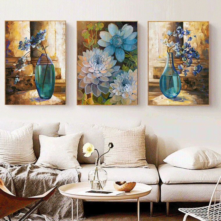 135x60CM Flower 5D Full Diamond Painting NO Frame