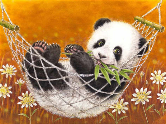 40X50CM Panda DIY Oil Painting By Numbers