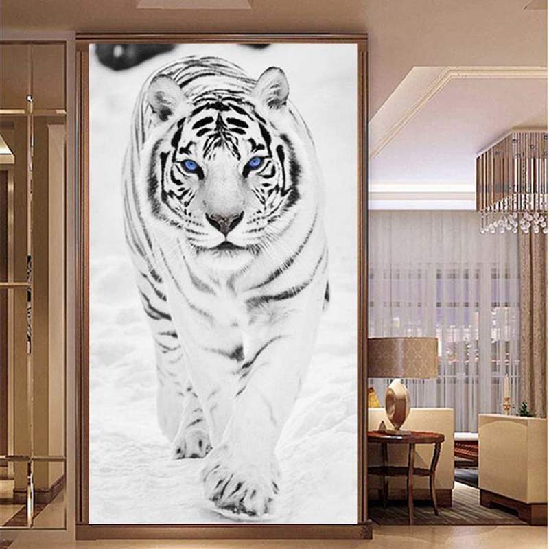 60x90CM -  Tiger DIY 5D full Diamond Painting no frame