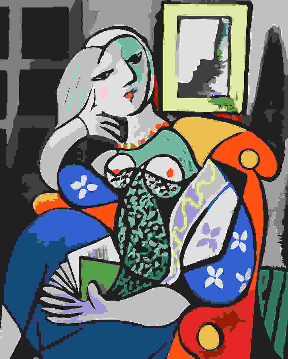 Picasso Famous Paintings 40x50cm NO Frame or with Frame DIY Oil Painting By Numbers Canvas Wall Art For  Home Decor