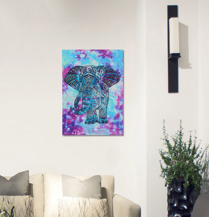 30X40cm Elephant 5D Diamond Painting£¨ Special beads)