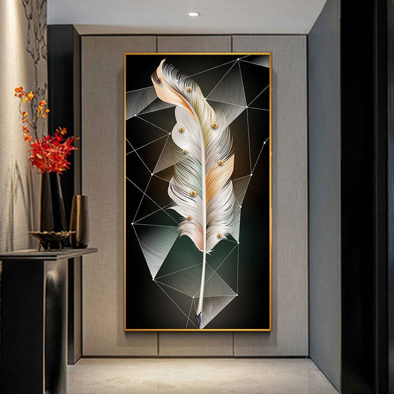 50x90CM -  Feather DIY 5D Full Diamond Painting No Frame