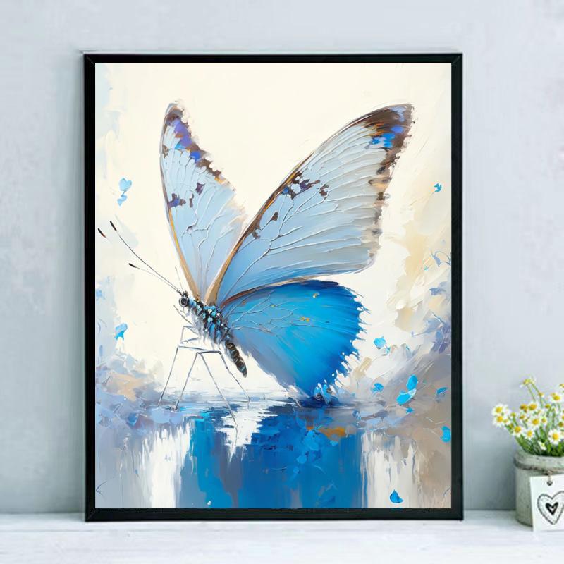 Butterfly No Framed DIY Oil Painting By Numbers 40*50CM