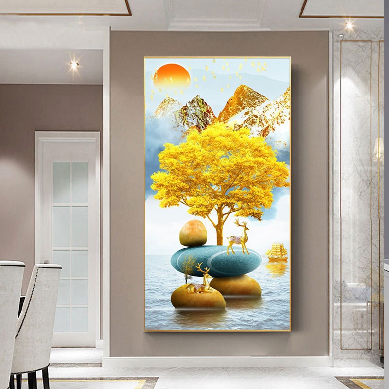 50X90CM - Lucky Deer DIY 5D Full Diamond Painting NO Frame