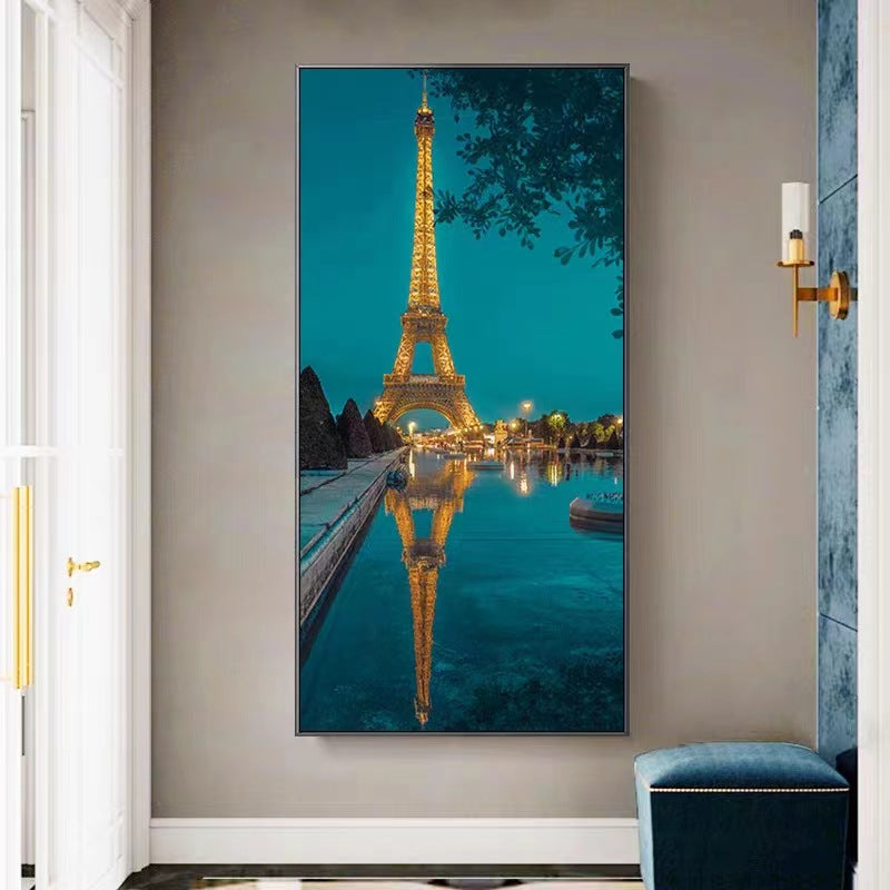 50X100CM -  Eiffel Tower DIY 5D Full Diamond Painting NO Frame