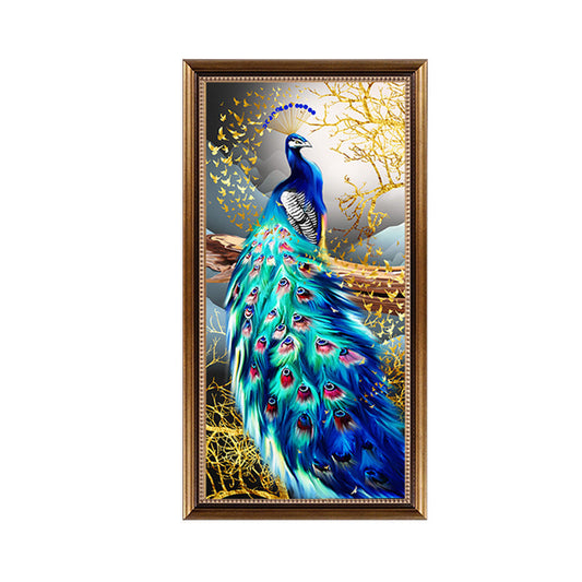 50x100CM -  Peacock DIY 5D full Diamond Painting no frame