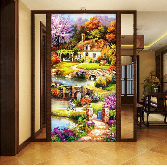 50X100CM - Dream House DIY 5D Full Diamond Painting NO Frame