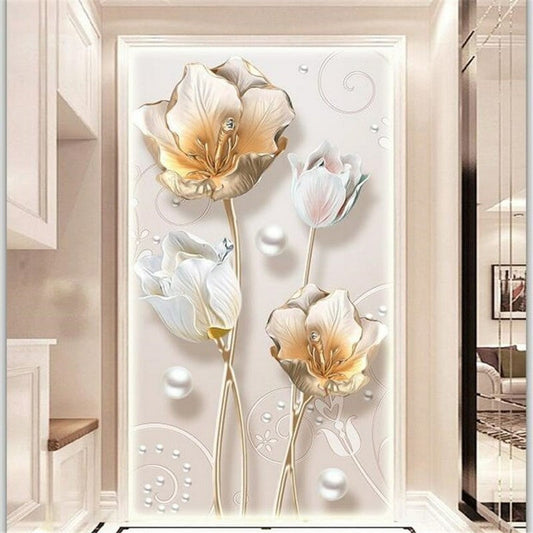 60X90CM - Tulip Flower DIY 5D Full Diamond Painting NO Frame