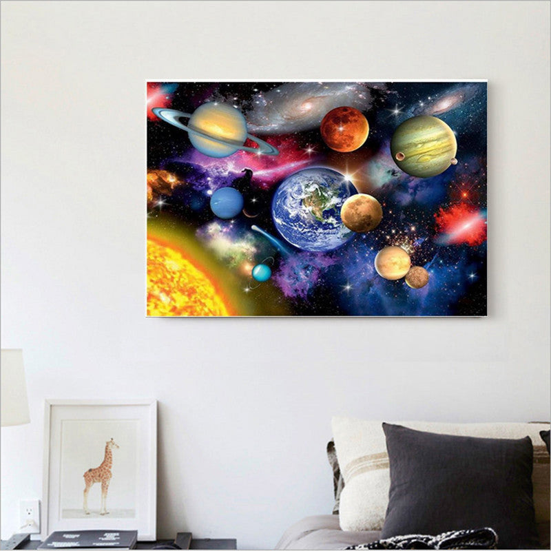 80X60CM - Universal Planet DIY 5D Full Diamond Painting NO Frame