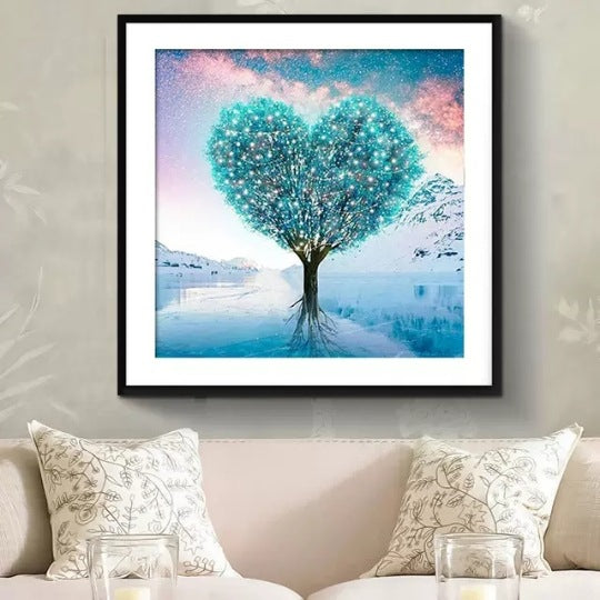 40X40CM - Love Tree DIY 5D Full Diamond Painting NO Frame