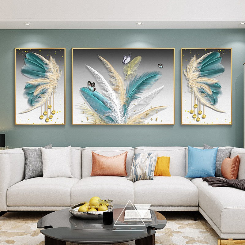 170x65CM -  Butterfly Feather DIY 5D full Diamond Painting no frame