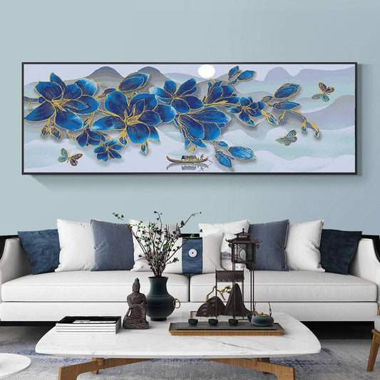 120X50CM - Flower DIY 5D Full Diamond Painting NO Frame