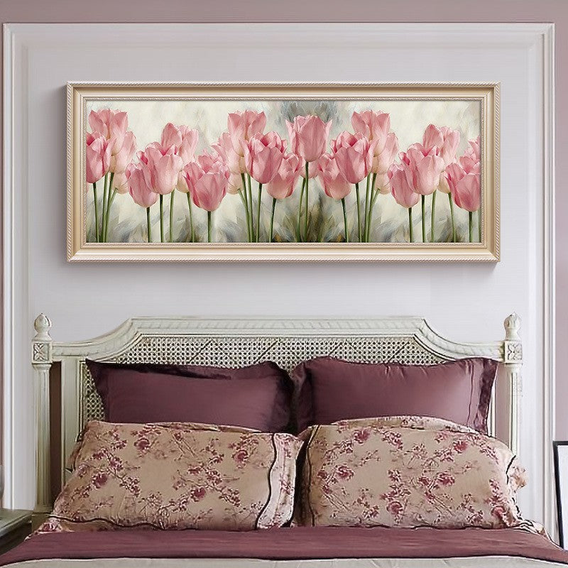 120X35CM - Tulip Flower DIY 5D Full Diamond Painting NO Frame