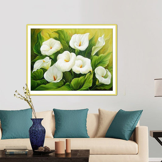 50X60CM - Flower DIY 5D Full Diamond Painting NO Frame