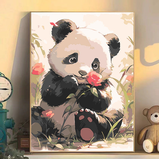 40X50CM Panda DIY Oil Painting By Numbers