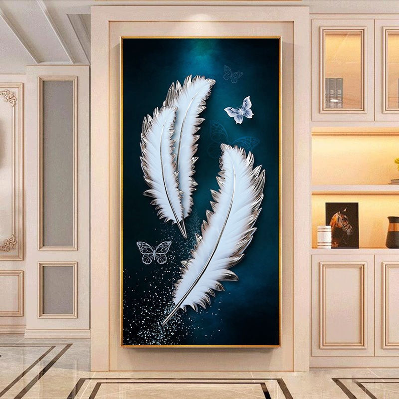 50x100CM - Feather DIY 5D Full Diamond Painting No Frame