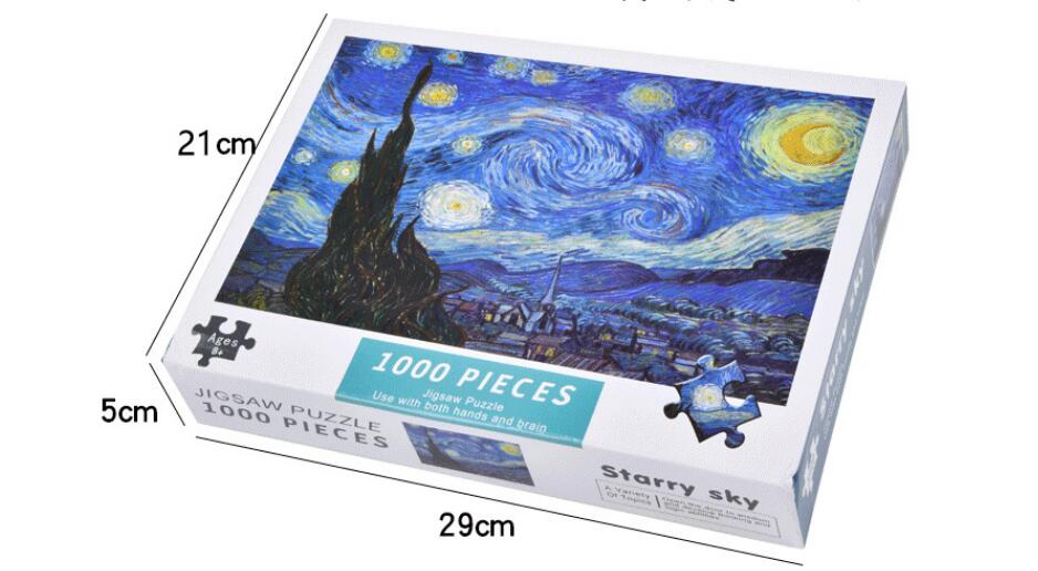 1000 Pieces DIY Puzzle Jigsaw Puzzle Educational Toys Puzzle For Gift