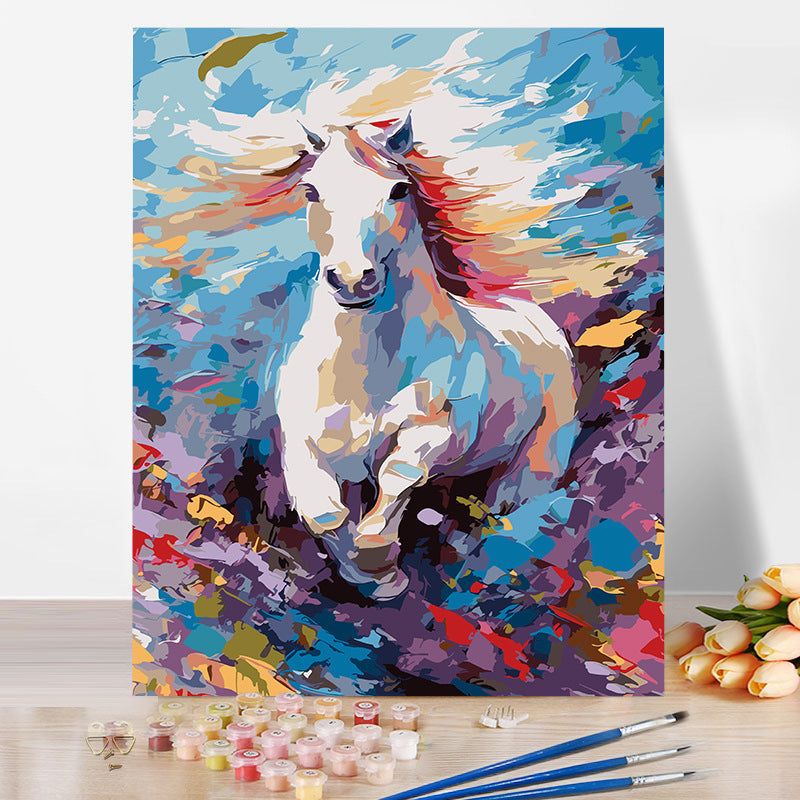 40*50CM Horse No Framed DIY Oil Painting By Numbers