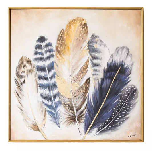 60x60CM -  Feather DIY 5D Full Diamond Painting No Frame