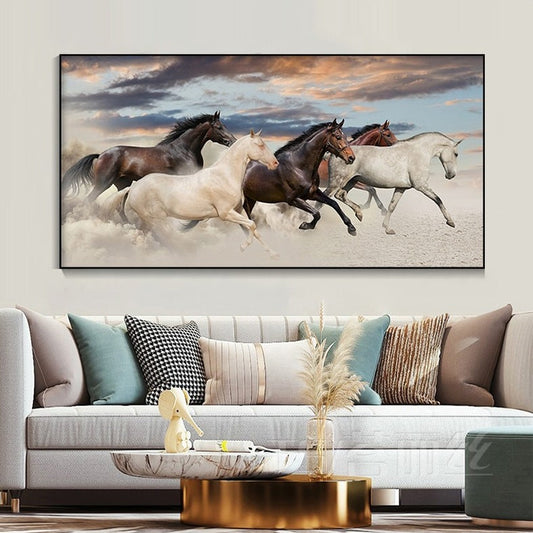 60X120CM - Horse DIY 5D Full Diamond Painting NO FRAME